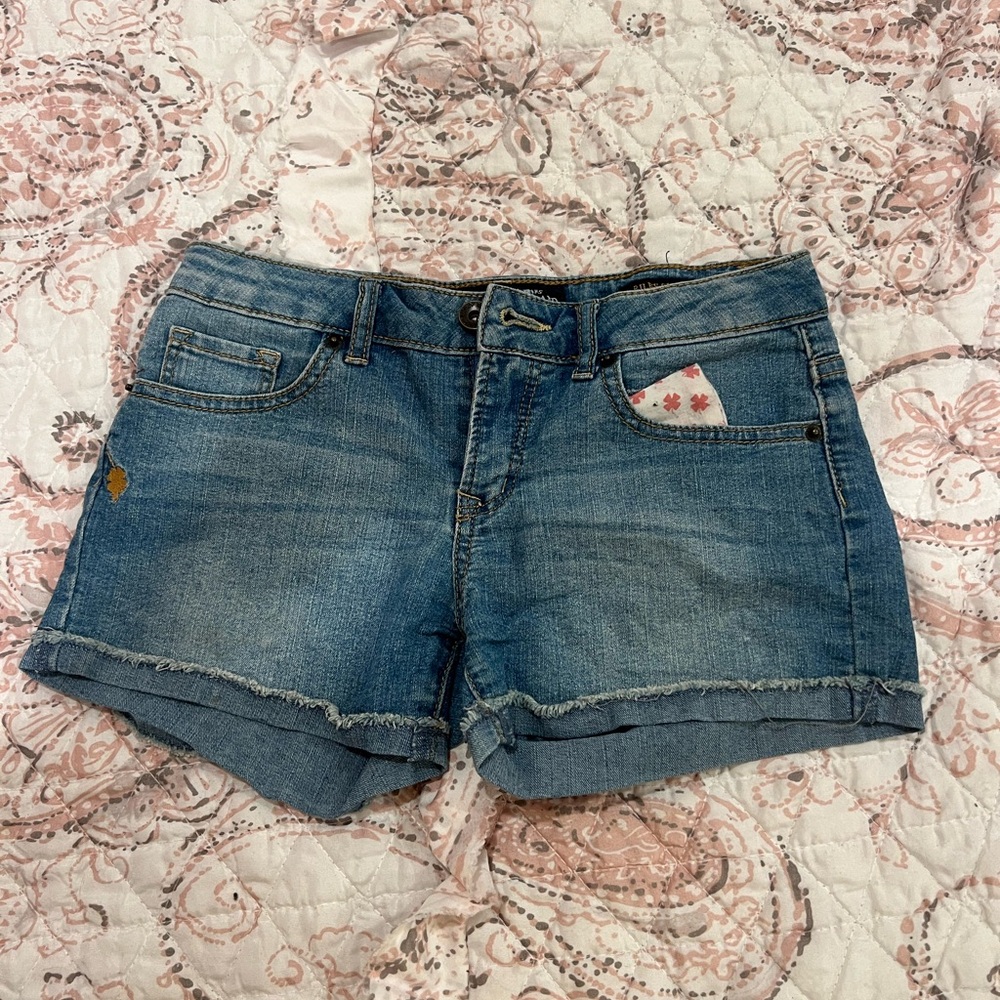 Lucky brand 12 Riley Denim Blue Women's Shorts